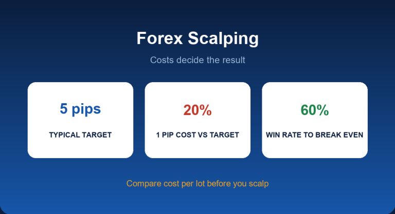 Forex scalping guide: spreads, commission, slippage and rebate impact