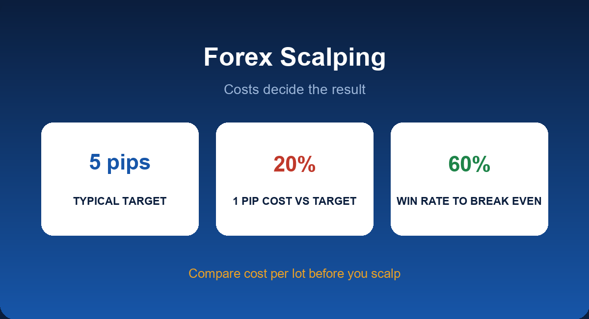 Forex scalping guide: spreads, commission, slippage and rebate impact