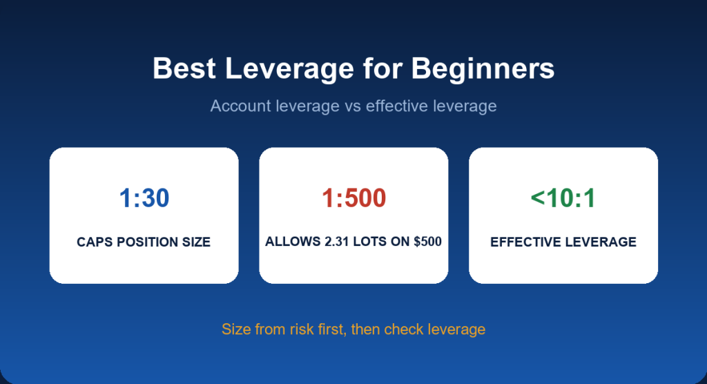 Best leverage for forex beginners: account leverage versus effective leverage