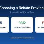 How to choose a forex rebate provider: rate, payout, proof and conditions checklist